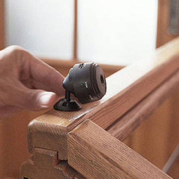 Camrix Pro colocada con el soporte magnético